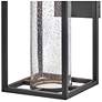 3_Hinkley Coen 16" High Black LED Outdoor Lantern Wall Light more views