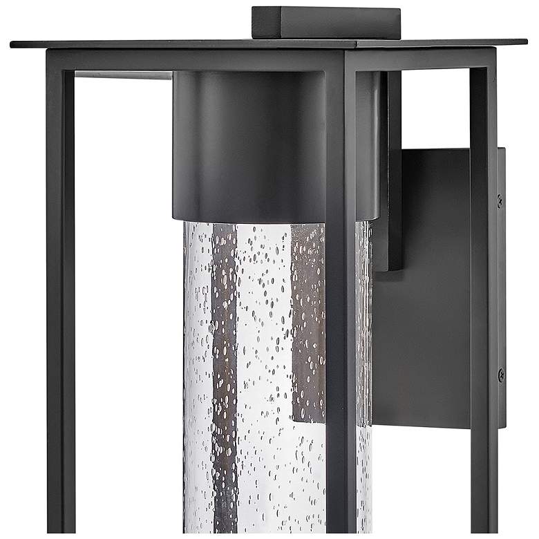 Image 5 Hinkley Coen 16" High Black LED Outdoor Lantern Wall Light more views