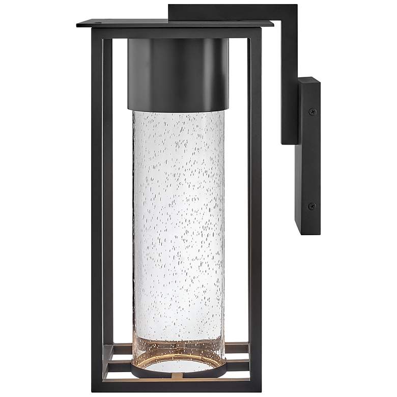 Image 6 Hinkley Coen 16" High Black LED Outdoor Lantern Wall Light more views