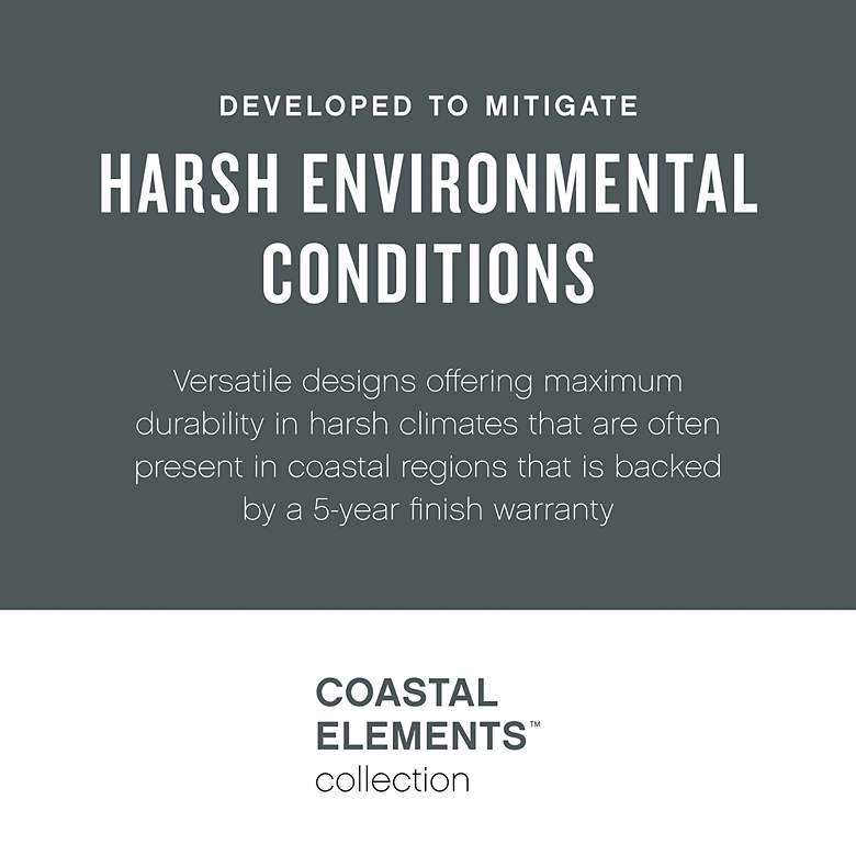 Image 7 Hinkley Coen 16" High Black LED Outdoor Lantern Wall Light more views