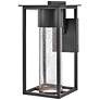 7_Hinkley Coen 16" High Black LED Outdoor Lantern Wall Light more views