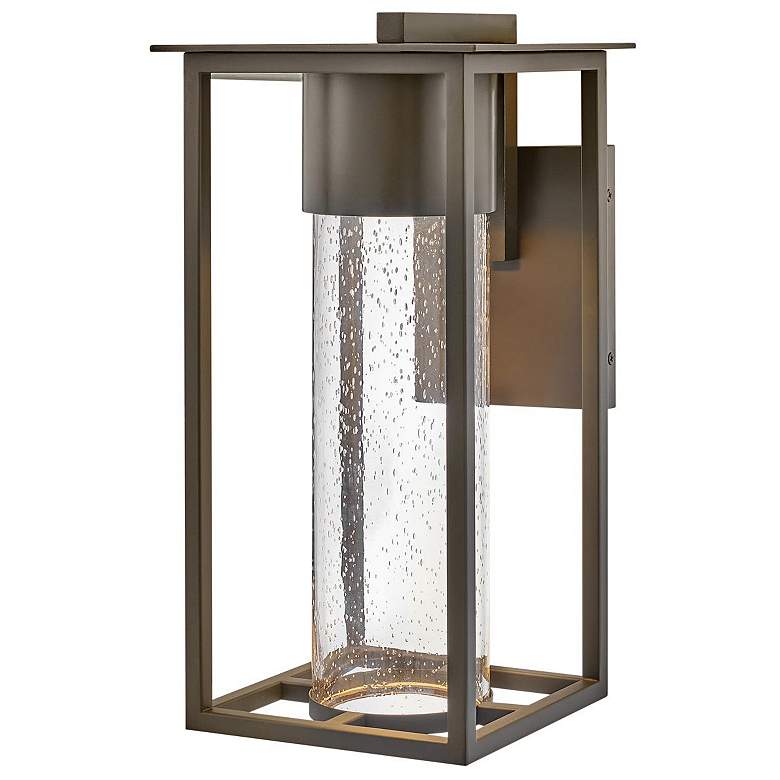 Image 1 Hinkley Coen 16" Rectangular Oil-Rubbed Bronze LED Outdoor Wall Light