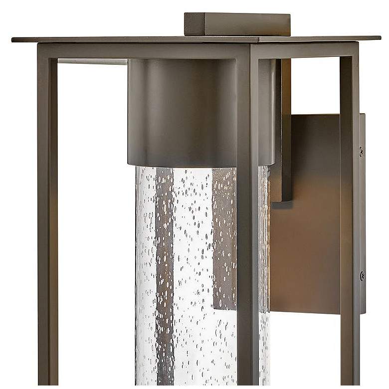 Image 2 Hinkley Coen 16" Rectangular Oil-Rubbed Bronze LED Outdoor Wall Light more views
