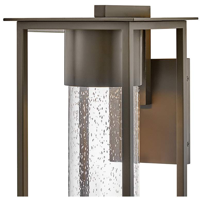 Image 7 Hinkley Coen 16" Rectangular Oil-Rubbed Bronze LED Outdoor Wall Light more views