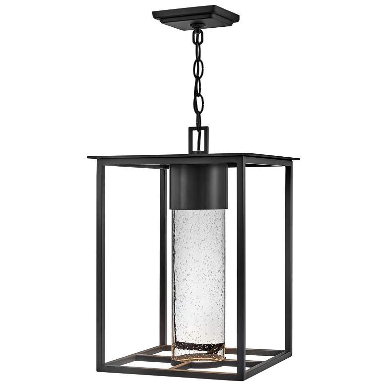 Image 1 Hinkley Coen 17 3/4 inch High Black LED Outdoor Hanging Light