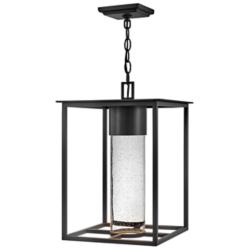 Hinkley Coen 17 3/4" High Black LED Outdoor Hanging Light