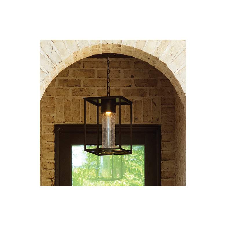 Image 1 Hinkley Coen 17 3/4" High Black LED Outdoor Hanging Light