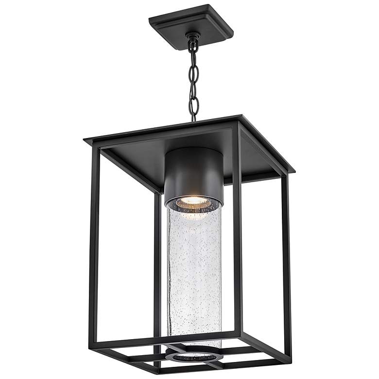 Image 7 Hinkley Coen 17 3/4" High Black LED Outdoor Hanging Light more views