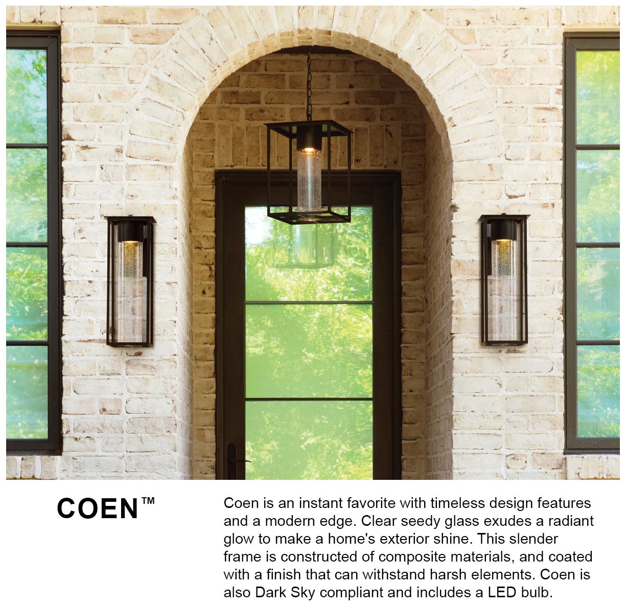 Hinkley Coen 21 1/2" High Oil-Rubbed Bronze LED Outdoor Wall Light
