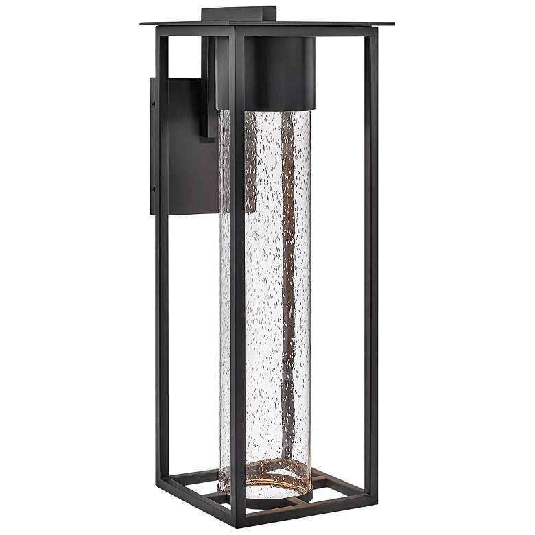 Image 1 Hinkley Coen 21 1/2 inchH Black LED Outdoor Lantern Wall Light