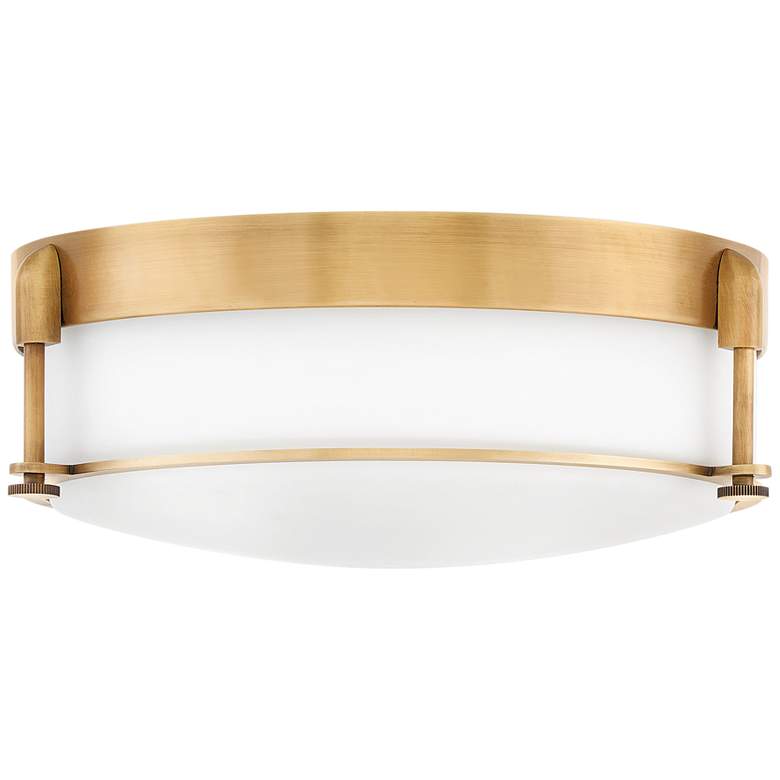 Image 1 Hinkley Colbin 16 1/2" Wide Heritage Brass Ceiling Light