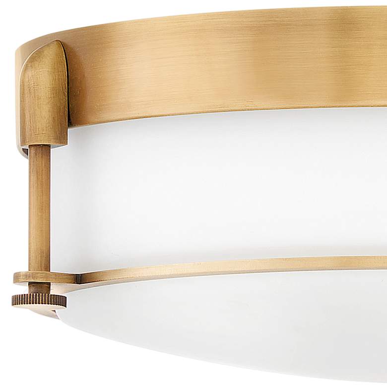 Image 2 Hinkley Colbin 16 1/2" Wide Heritage Brass Ceiling Light more views