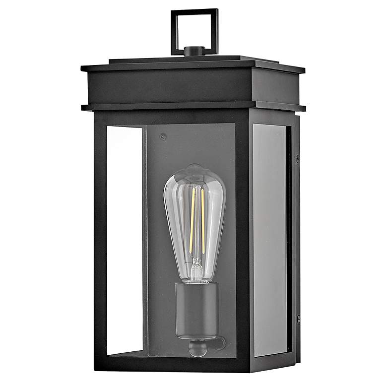 Image 2 Hinkley Cole 13" High Black Outdoor Wall Light more views
