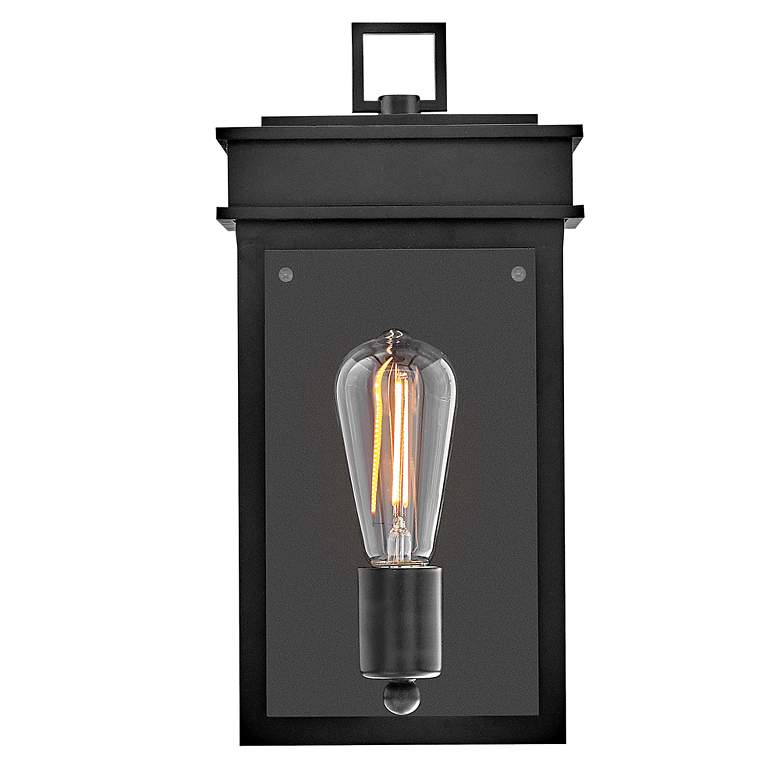 Image 3 Hinkley Cole 13" High Black Outdoor Wall Light more views
