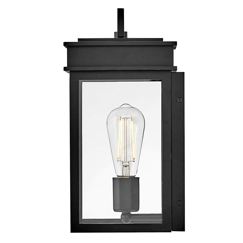 Image 7 Hinkley Cole 13" High Black Outdoor Wall Light more views
