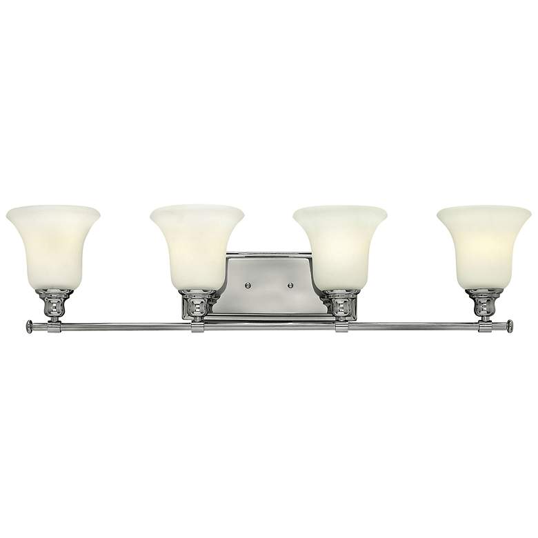 Image 1 Hinkley Colette 33 1/4" Wide Chrome 4-Light Bath Light