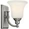 Hinkley Colette 8 1/4" High Brushed Nickel Wall Sconce