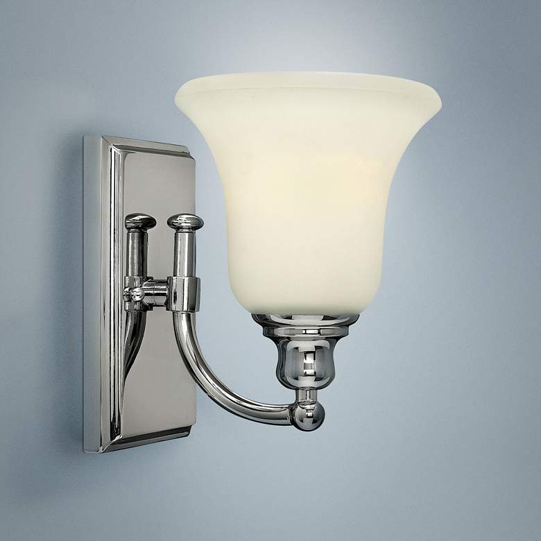 Image 1 Hinkley Colette 8 1/4" High Chrome Wall Sconce