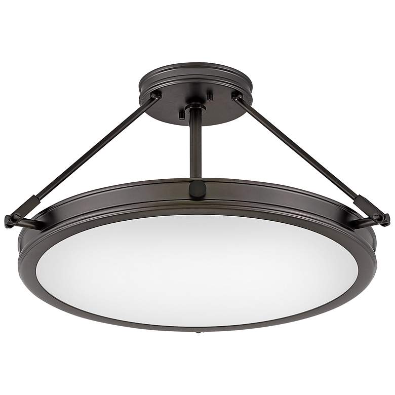 Image 4 Hinkley Collier 15 1/4" Wide Black Oxide Ceiling Light more views