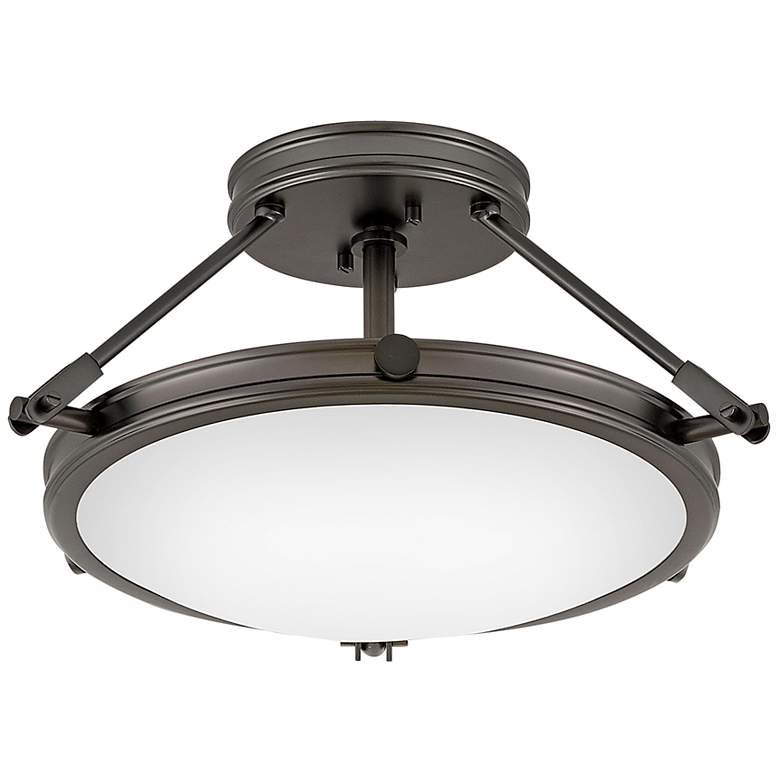 Image 5 Hinkley Collier 15 1/4" Wide Black Oxide Ceiling Light more views