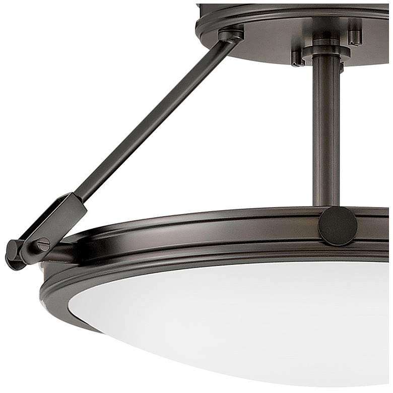 Image 6 Hinkley Collier 15 1/4" Wide Black Oxide Ceiling Light more views