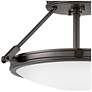 6_Hinkley Collier 15 1/4" Wide Black Oxide Ceiling Light more views
