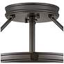 7_Hinkley Collier 15 1/4" Wide Black Oxide Ceiling Light more views