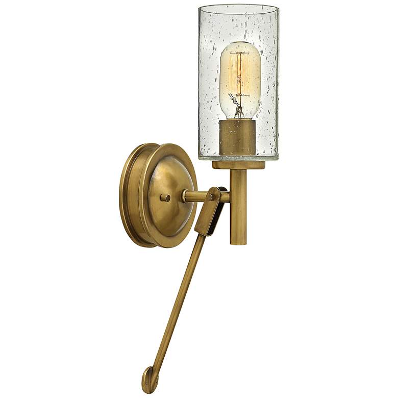 Image 2 Hinkley Collier 17 inch High Heritage Brass Wall Sconce