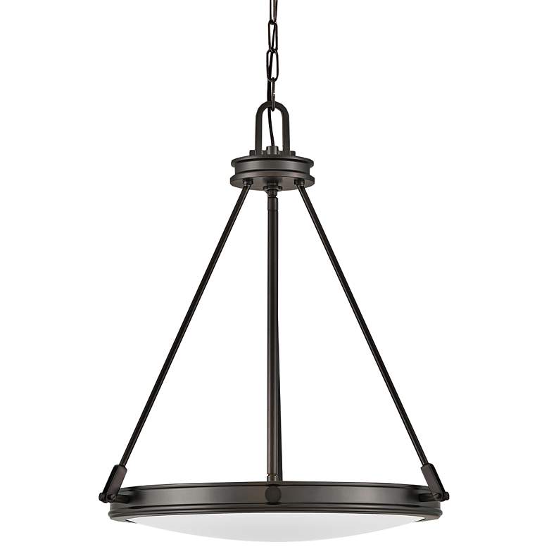 Image 1 Hinkley Collier 21 1/2" Wide Black Oxide Pendant Light