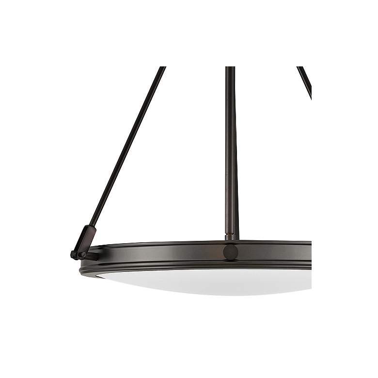 Image 2 Hinkley Collier 21 1/2" Wide Black Oxide Pendant Light more views