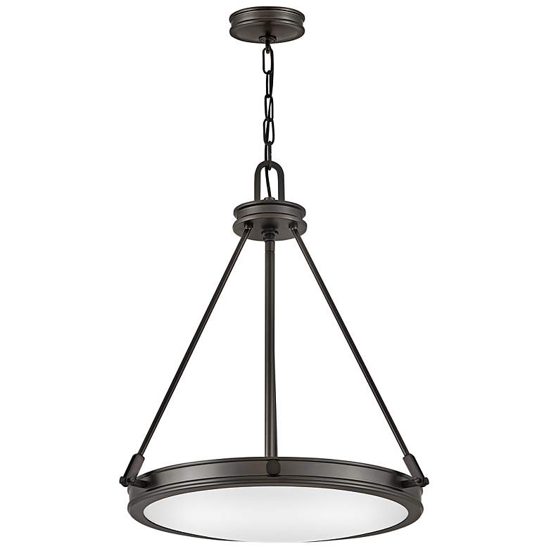 Image 3 Hinkley Collier 21 1/2" Wide Black Oxide Pendant Light more views
