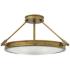 Hinkley Collier 22" High Heritage Brass Ceiling Light