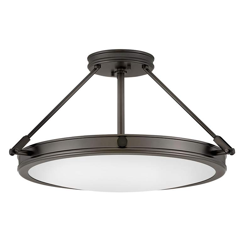 Image 2 Hinkley Collier 22" Wide Black Oxide Ceiling Light more views