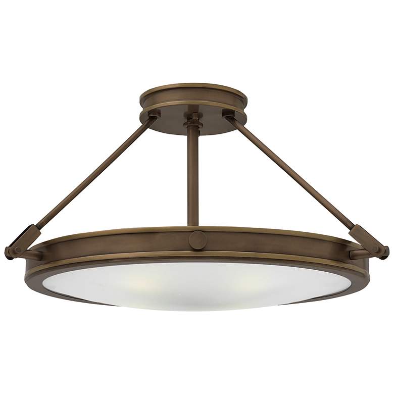 Image 2 Hinkley Collier 22" Wide Light Oiled Bronze Ceiling Light more views