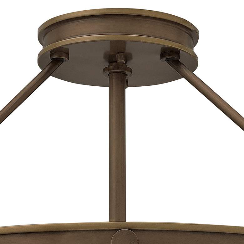 Image 4 Hinkley Collier 22" Wide Light Oiled Bronze Ceiling Light more views