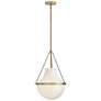 2_Hinkley Collins 15" Wide Heritage Brass Pendant Light more views