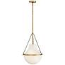 6_Hinkley Collins 15" Wide Heritage Brass Pendant Light more views