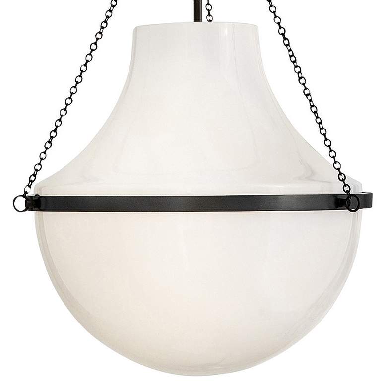 Image 2 Hinkley Collins 20" Wide Black Oxide Teardrop Pendant Light more views