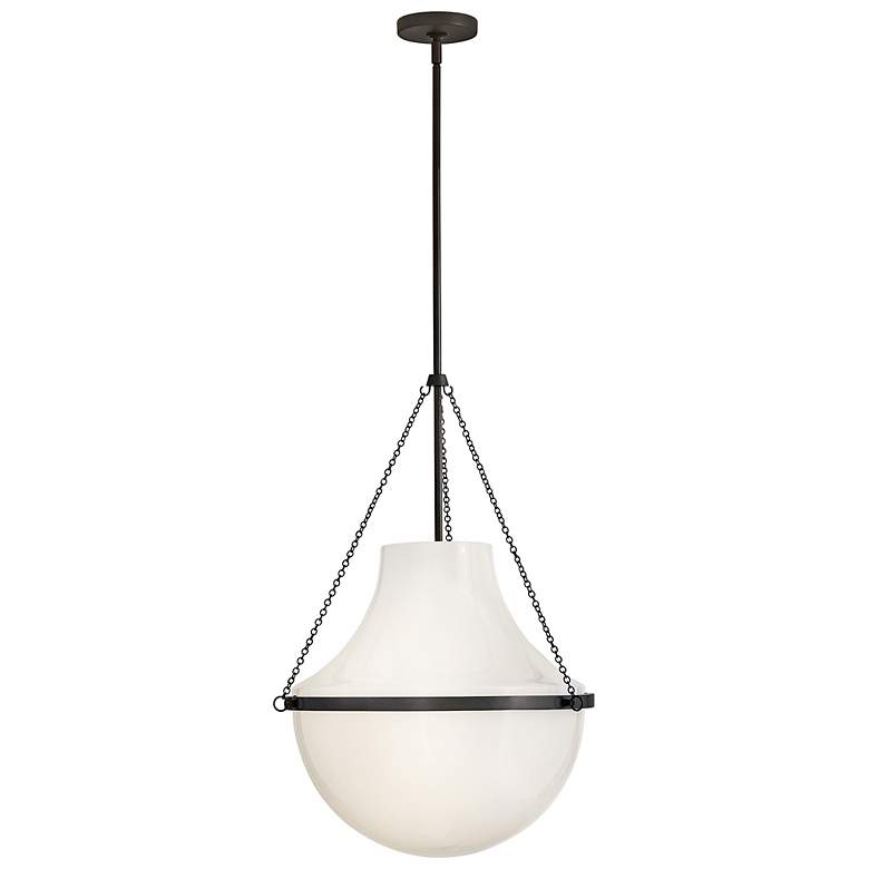 Image 6 Hinkley Collins 20" Wide Black Oxide Teardrop Pendant Light more views
