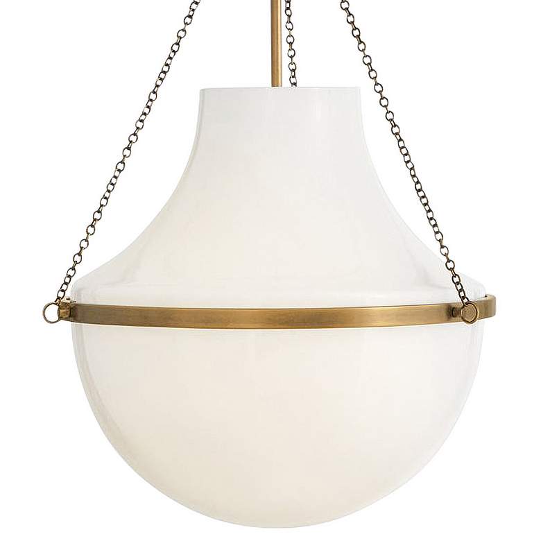Image 2 Hinkley Collins 20" Wide Heritage Brass LED Pendant Light more views