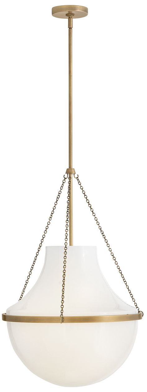 Hinkley Collins 20" Wide Heritage Brass LED Pendant Light