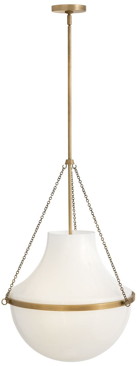 Hinkley Collins 20" Wide Heritage Brass LED Pendant Light