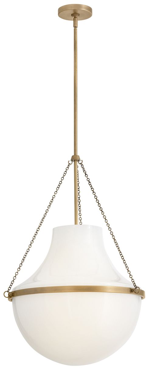 Hinkley Collins 20" Wide Heritage Brass LED Pendant Light