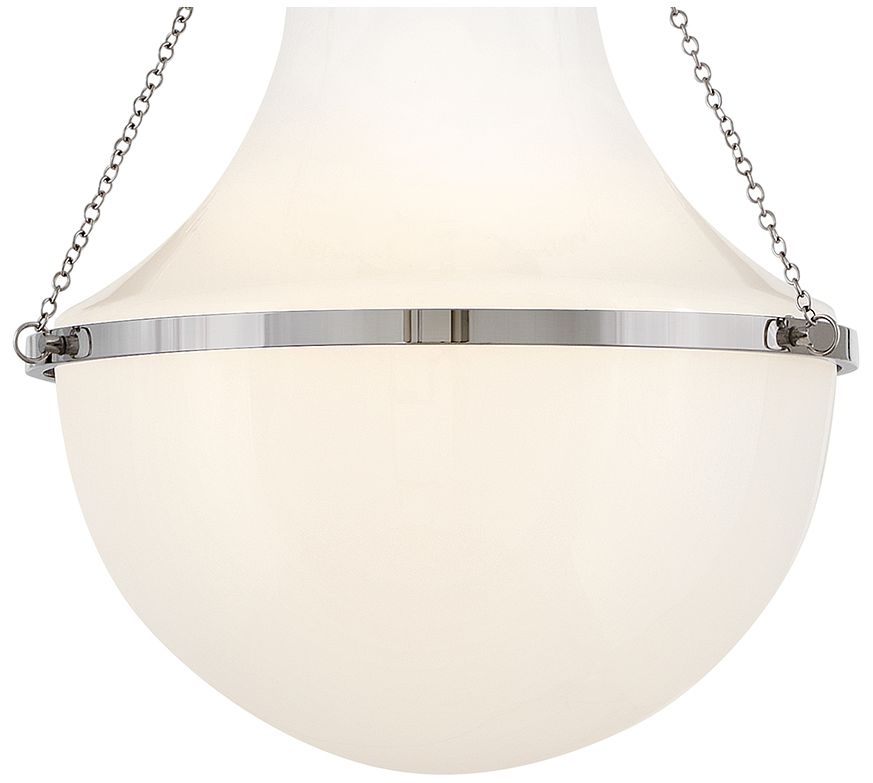 Image 4 Hinkley Collins Large Pendant 20" Polished Nickel more views