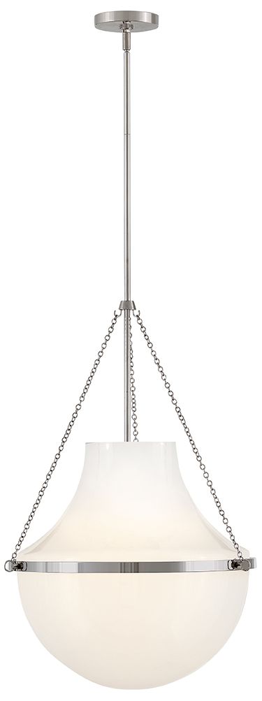 Image 7 Hinkley Collins Large Pendant 20" Polished Nickel more views