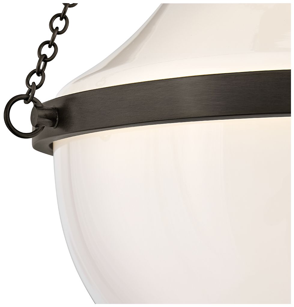 Image 3 Hinkley Collins Medium Semi Flush Mount 15" Black Oxide more views