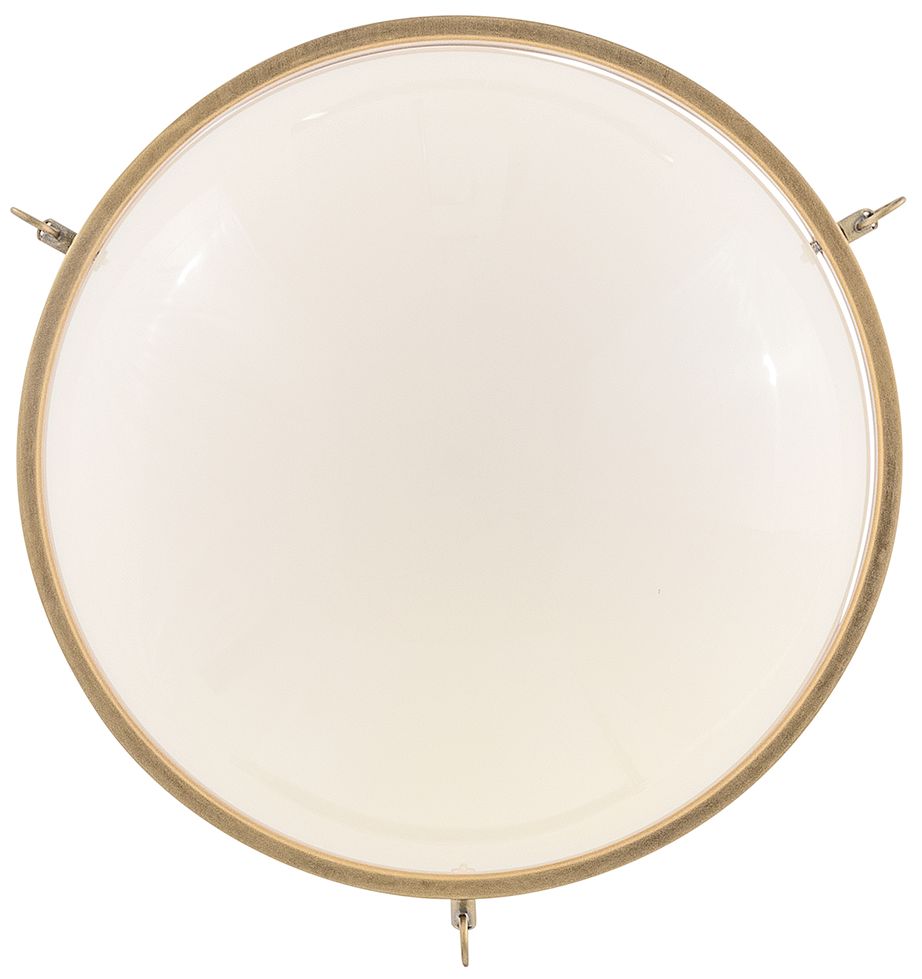 Image 5 Hinkley Collins Medium Semi Flush Mount 15" Heritage Brass more views