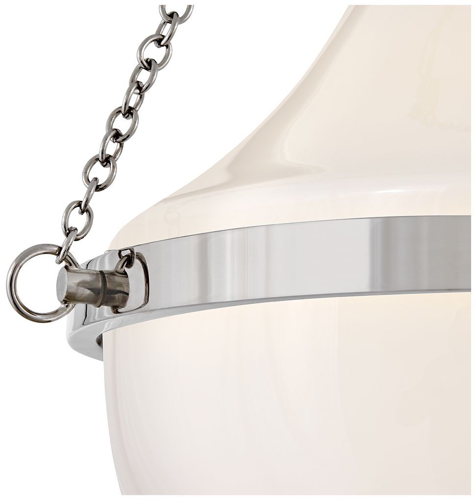 Image 3 Hinkley Collins Medium Semi Flush Mount 15" Polished Nickel more views