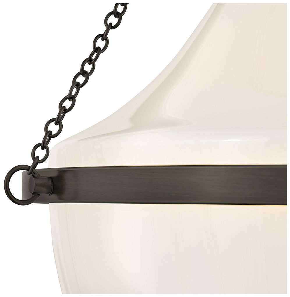 Image 3 Hinkley Collins Medium Semi Flush Mount 20" Black Oxide more views