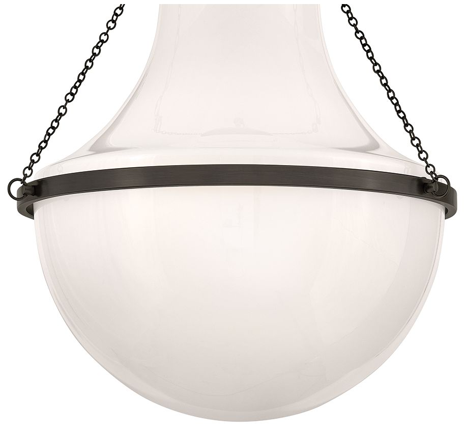 Image 4 Hinkley Collins Medium Semi Flush Mount 20" Black Oxide more views